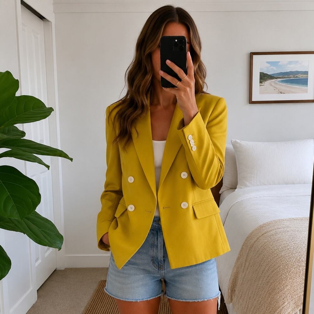 Derek Lam 10 Crosby Walter Double Breasted Jacket Sz 2